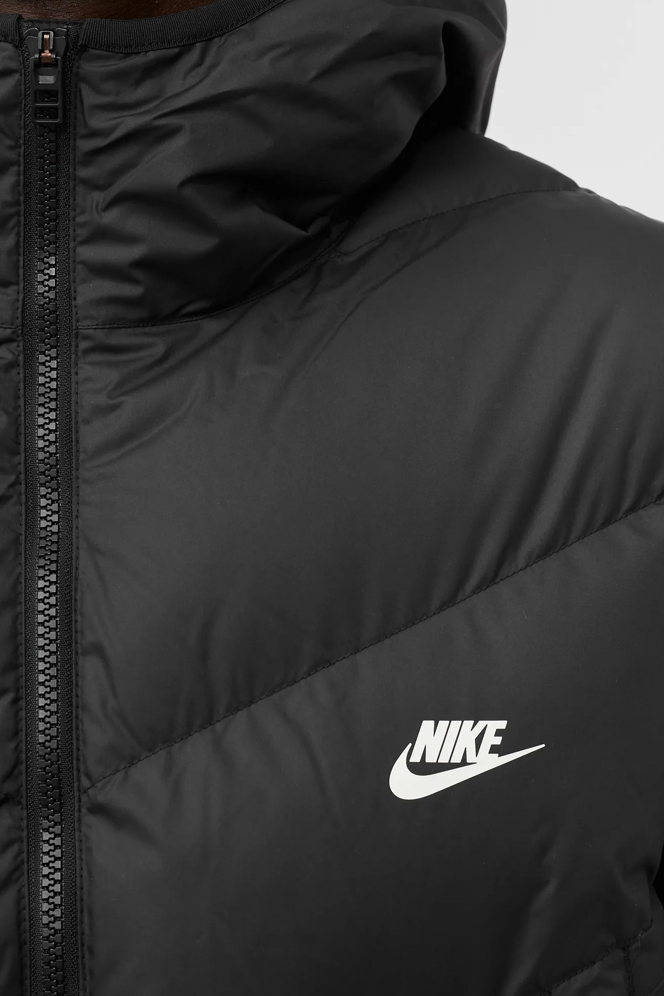 Куртка мужская Nike M Nk Sf Wr Pl-Fld Hd Parka черная DR9609-010 изображение 5