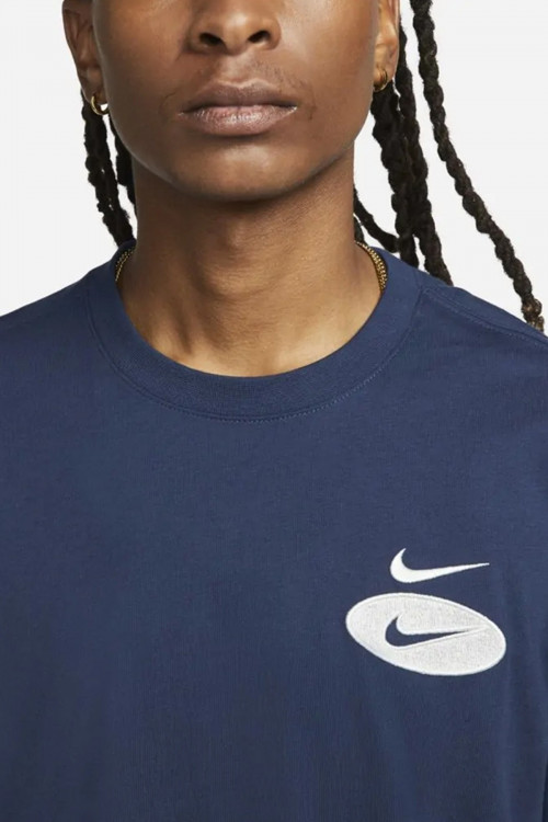 Футболка мужская Nike M Nsw Ess+ Core 1 Tee синяя DM6341-410 изображение 4