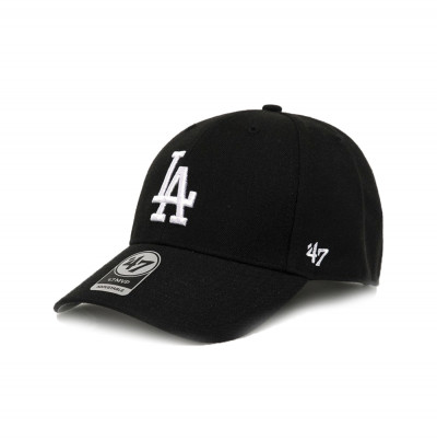 Бейсболка 47 Brand LOS ANGELES DODGERS RAISED BAS черная B-RAC12CTP-BKA