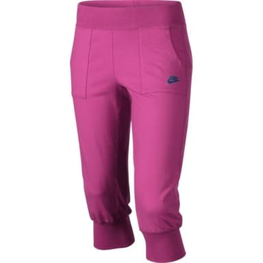 Леггинсы детские Nike J Cuff Capri YTH розовые 606397-610