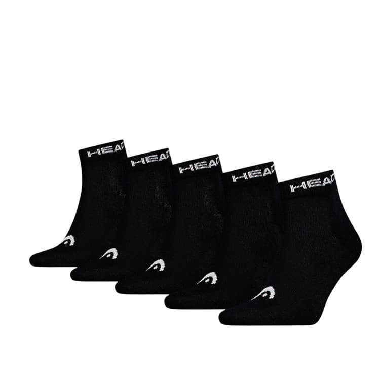 Шкарпетки унісекс HEAD ELEMENTS ALL SPORTS QUARTER 5P ECOM чорні 701232769001