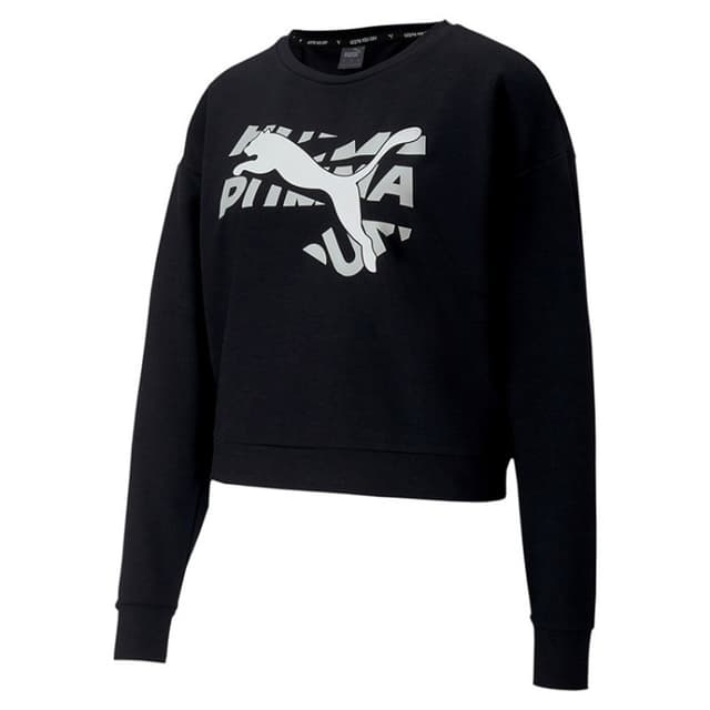 Толстовка женская Puma Modern Sports Crew черная 58353901