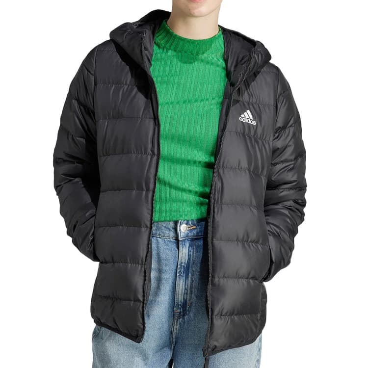 Куртка жіноча Adidas W ESS L D HO J чорна HZ5724