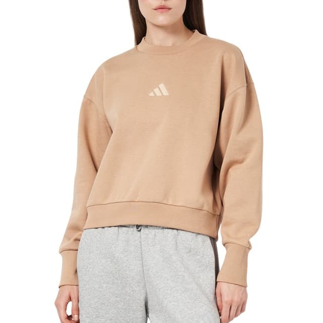Толстовка женская Adidas W ALL SZN SWT бежевая JV7256