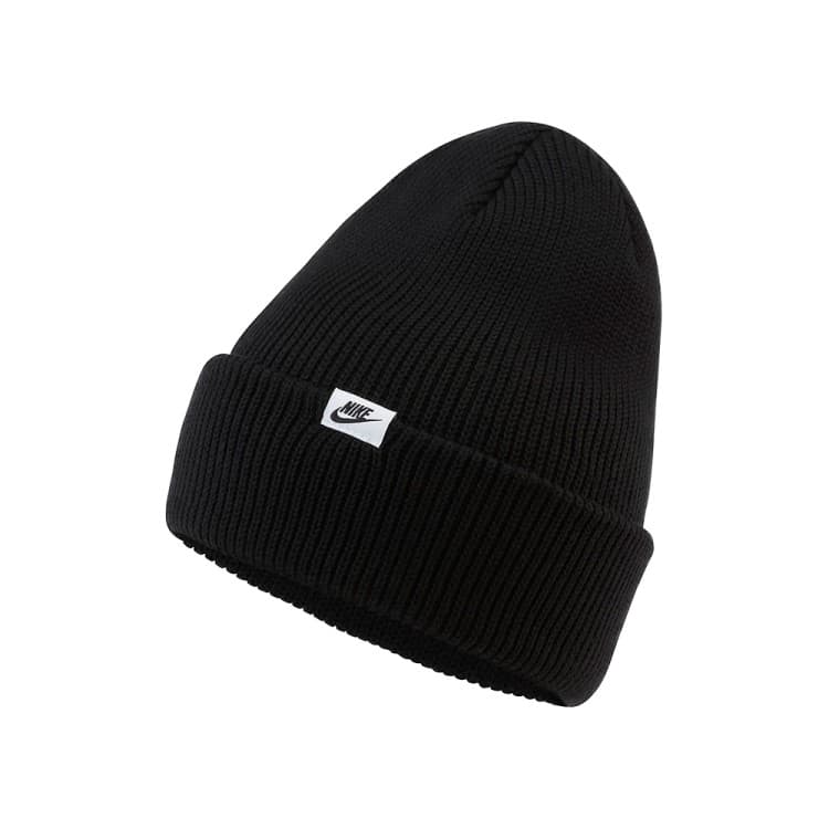 Шапка Nike U Nsw Beanie Cuffed Futura черная DJ6223-010