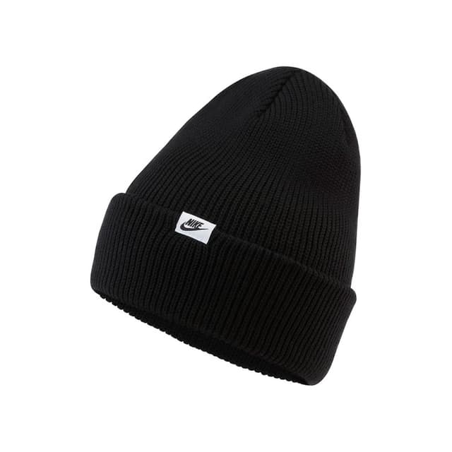 Шапка Nike U Nsw Beanie Cuffed Futura черная DJ6223-010