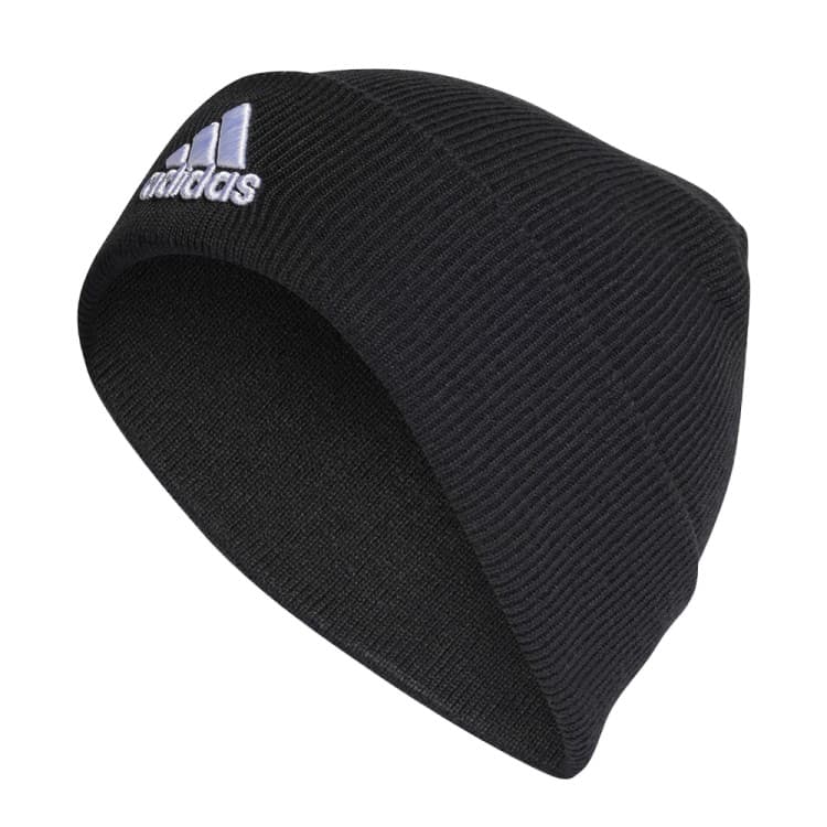 Шапка  Adidas LOGO BEANIE CUF чорна IB2651