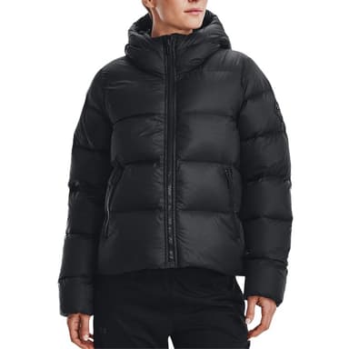 Куртка жіноча Under Armour UA STRM CGI DOWN JKT чорна 1375442-001