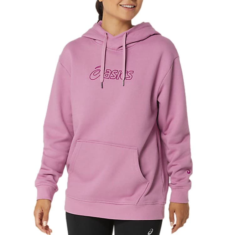 Толстовка женская Asics LOGO OTH HOODIE малиновая 2032C845-500
