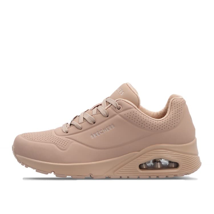 Кроссовки женские Skechers Uno - Stand On Air бежевые 73690 SND