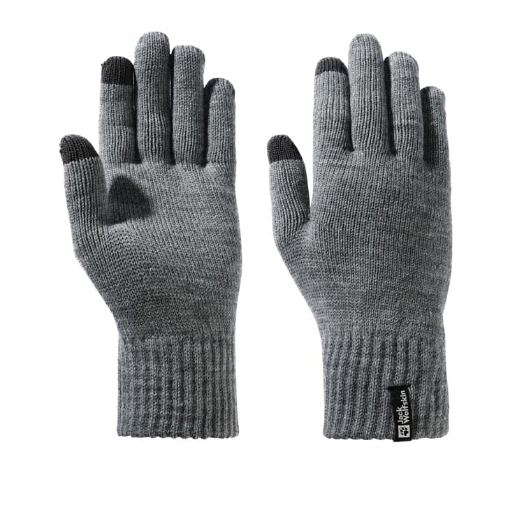 Рукавиці чоловічі Jack Wolfskin RIB GLOVE сірі 1911681-6110