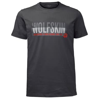 Футболка мужская Jack Wolfskin серая 1805641-6352