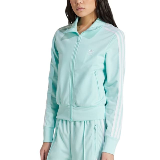 Толстовка женская Adidas FIREBIRD  TT голубая JC8266