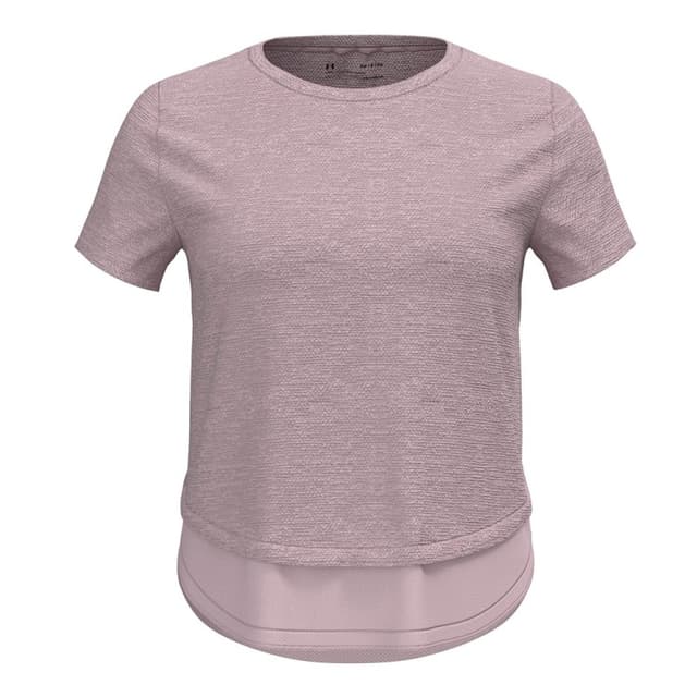 Футболка женская Under Armour Ua Tech Vent Ss розовая 1366129-676