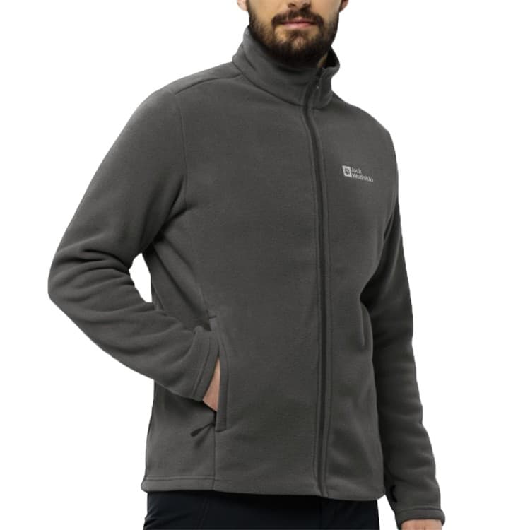 Толстовка мужская Jack Wolfskin WINTERSTEIN FZ M серая 1711371-6945