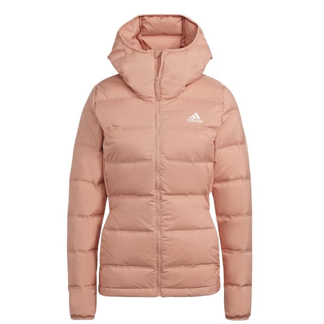 Пуховик женский Adidas W Helionic Ho J розовый GT9201