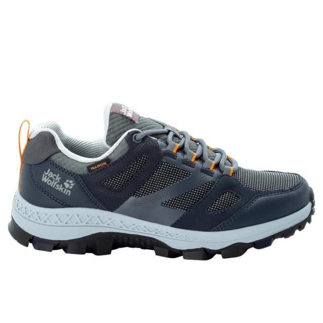 Полуботинки женские Jack Wolfskin Downhill Texapore Low W темно-синие 4044151-1199