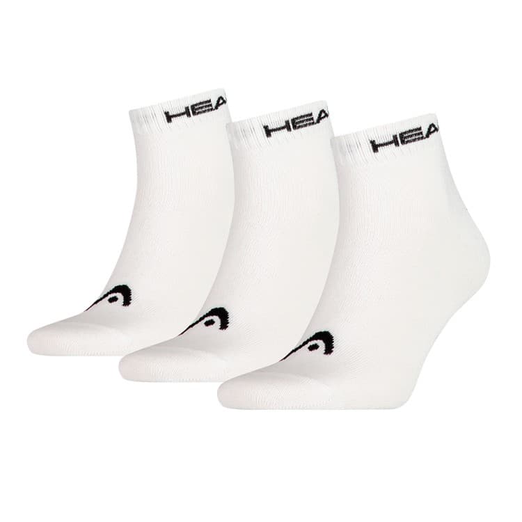 Носки HEAD QUARTER 3P UNISEX белые 761011001300
