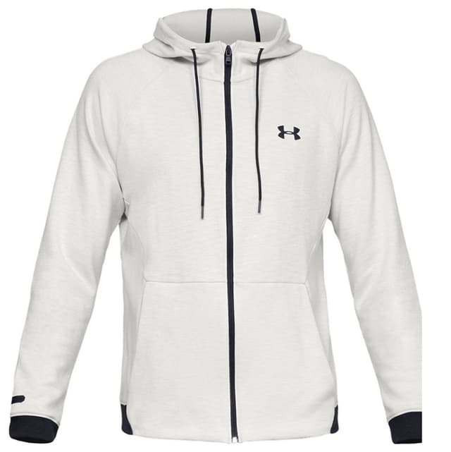 Толстовка мужская Under Armour UNSTOPPABLE 2X KNIT FZ белая 1320722-112