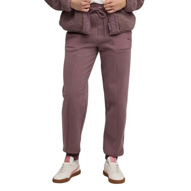 Брюки женские Puma HER High-Waist Sweatpants фиолетовые 63301288