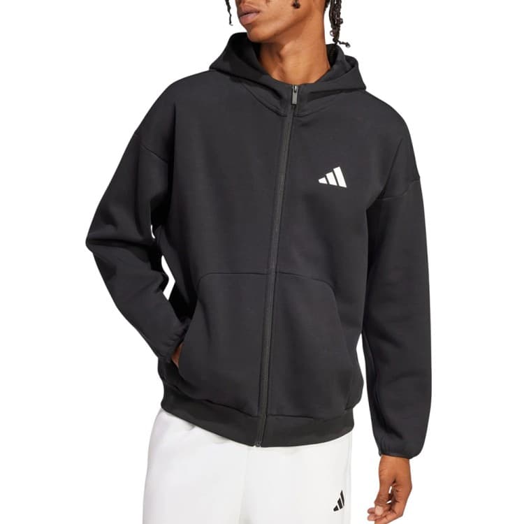 Толстовка чоловіча Adidas M FI SL FZ чорна JI8768