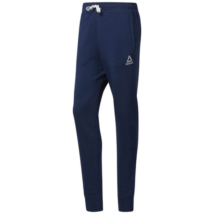 Брюки мужские Reebok EL FT Cuff Pants синие BK5053