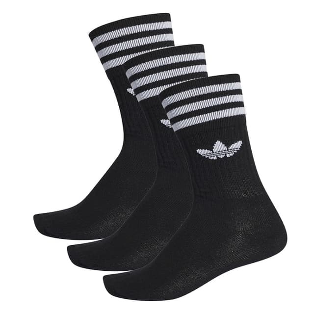 Носки Adidas Solid Crew черные S21490