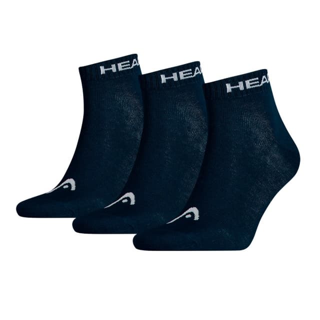Носки HEAD QUARTER 3P UNISEX темно-синие 761011001321