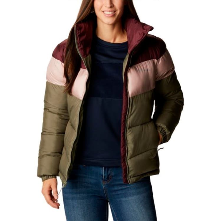 Куртка женская Columbia Puffect™ Color Blocked Jacket зеленая 1955101-397