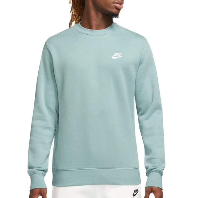 Толстовка мужская Nike M NSW CLUB CRW BB мятная BV2662-309