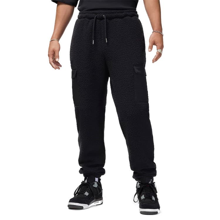Брюки мужские Nike M J FLIGHT SHERPA PANT черные FV7450-010