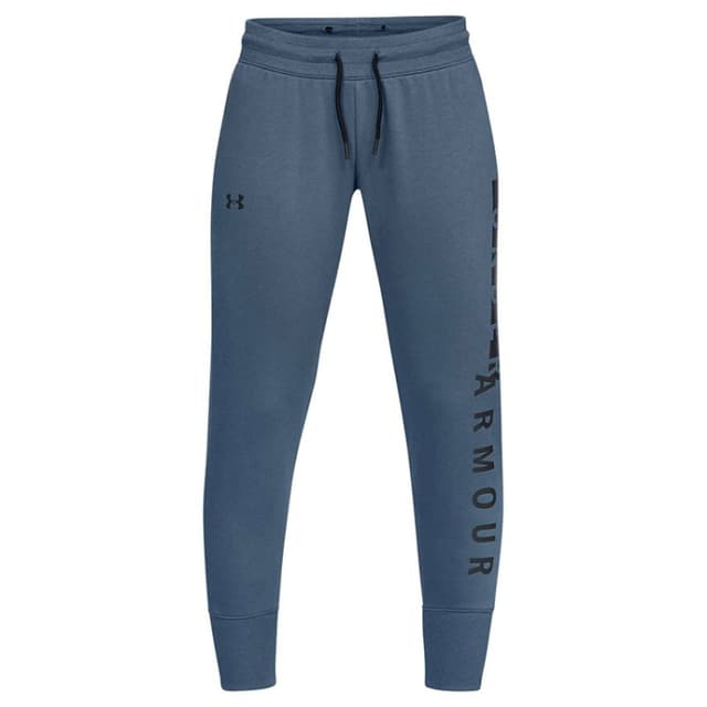 Брюки женские Under Armour Cotton Fleece WM Pant синие 1321190-414