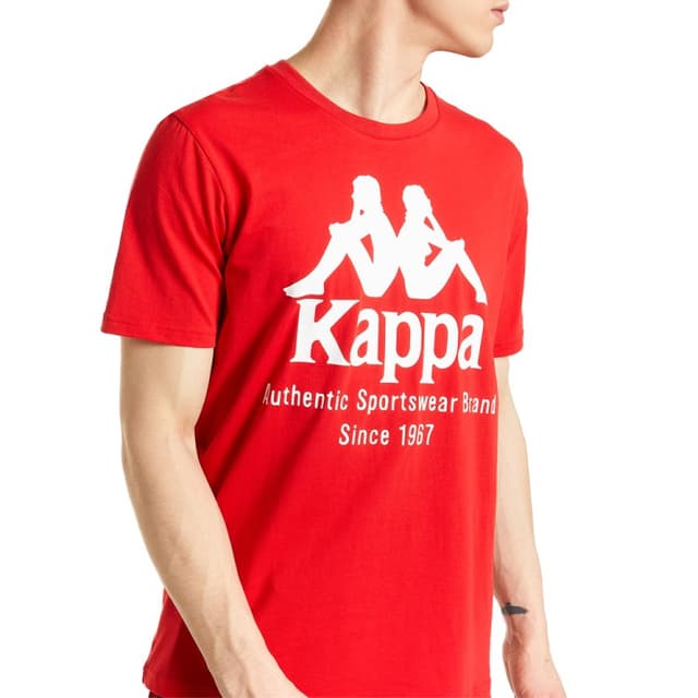 Футболка чоловіча Kappa червона 110646-R2