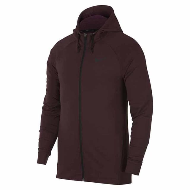 Толстовка мужская Nike M DRY HPRDR LT бордовая 889383-652