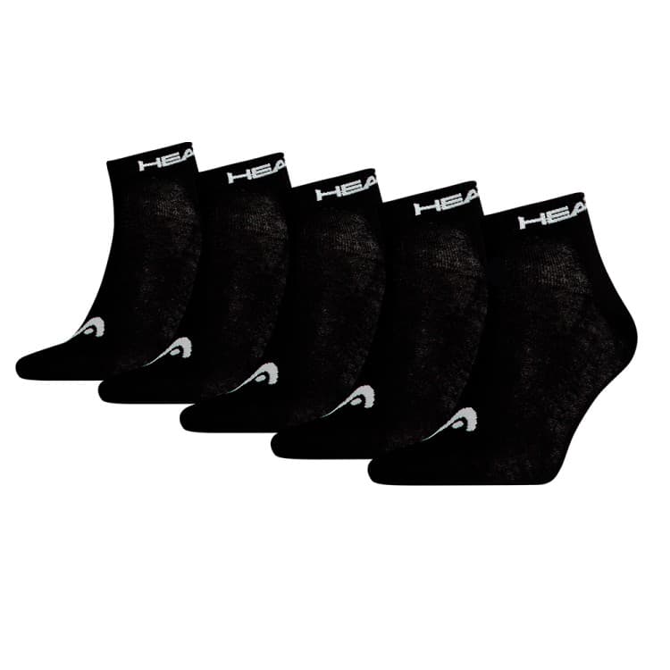 Носки HEAD QUARTER 5P UNISEX черные 781502001200