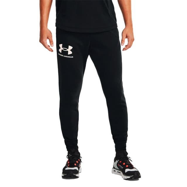 Брюки мужские Under Armour Ua Rival Terry Jogger черные 1361642-001