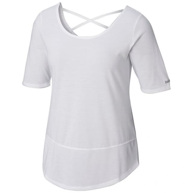 Футболка женская Columbia Anytime Casual SS белая 1837031-100