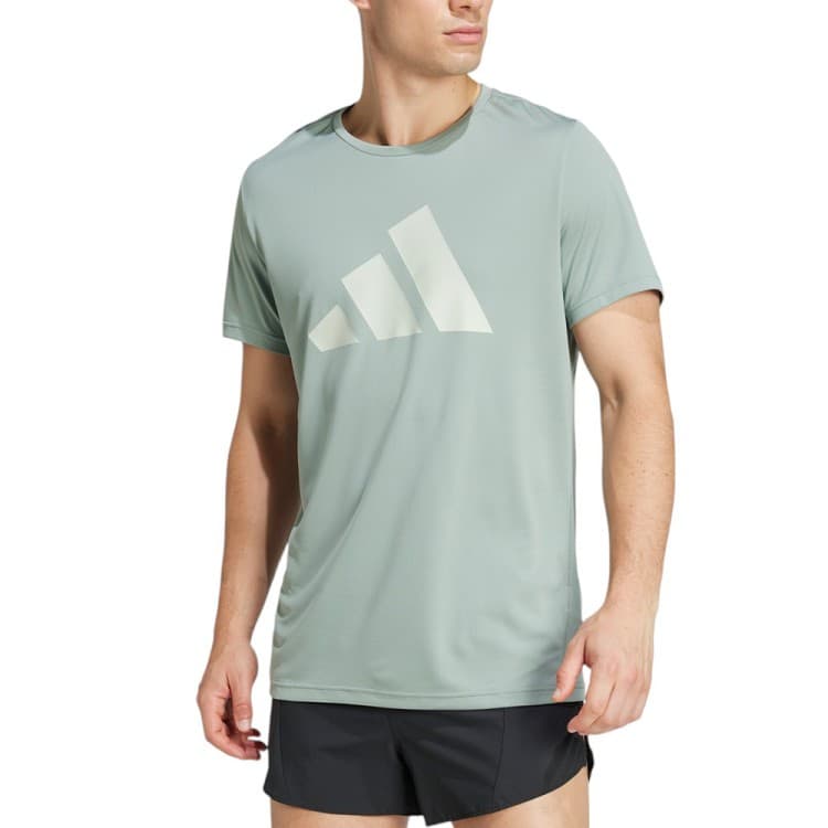 Футболка мужская Adidas RUN IT TEE зеленая JD2324