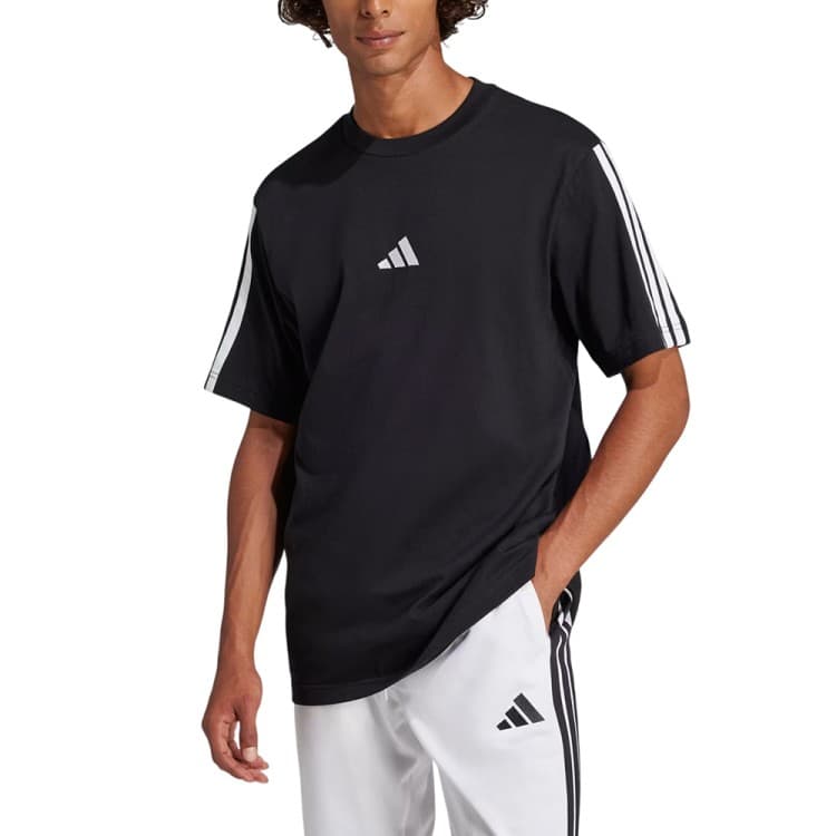 Футболка чоловіча Adidas M 3S SJ T B чорна JW1949
