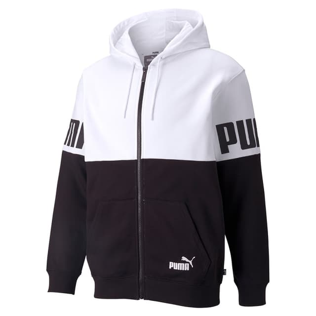 Толстовка мужская Puma Puma Power Fz Hoodie мультицвет 84610402
