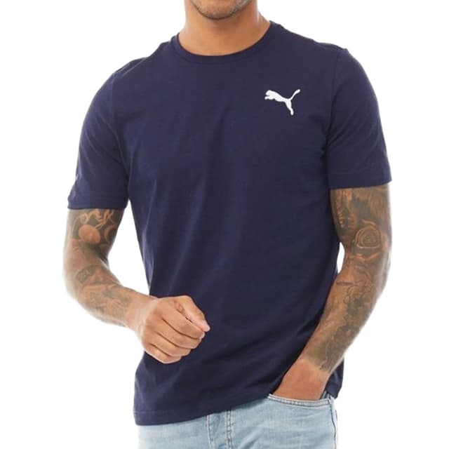Футболка чоловіча Puma ESS Small Logo Tee темно-синя 58666876