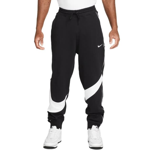 Брюки мужские Nike M NK SWOOSH FLC PANT черные DX0564-013