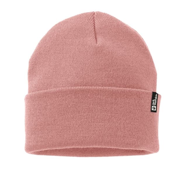 Шапка жіноча Jack Wolfskin RIB BEANIE рожева 1903892-2949