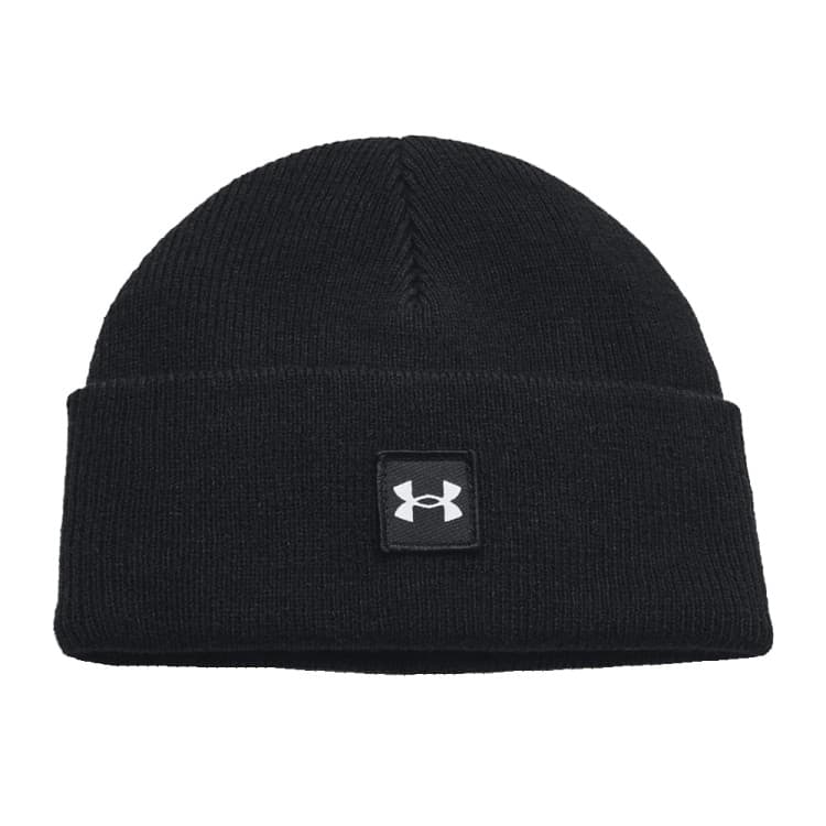 Шапка чоловіча Under Armour UA Halftime Shallow Cuff чорна 1379990-001