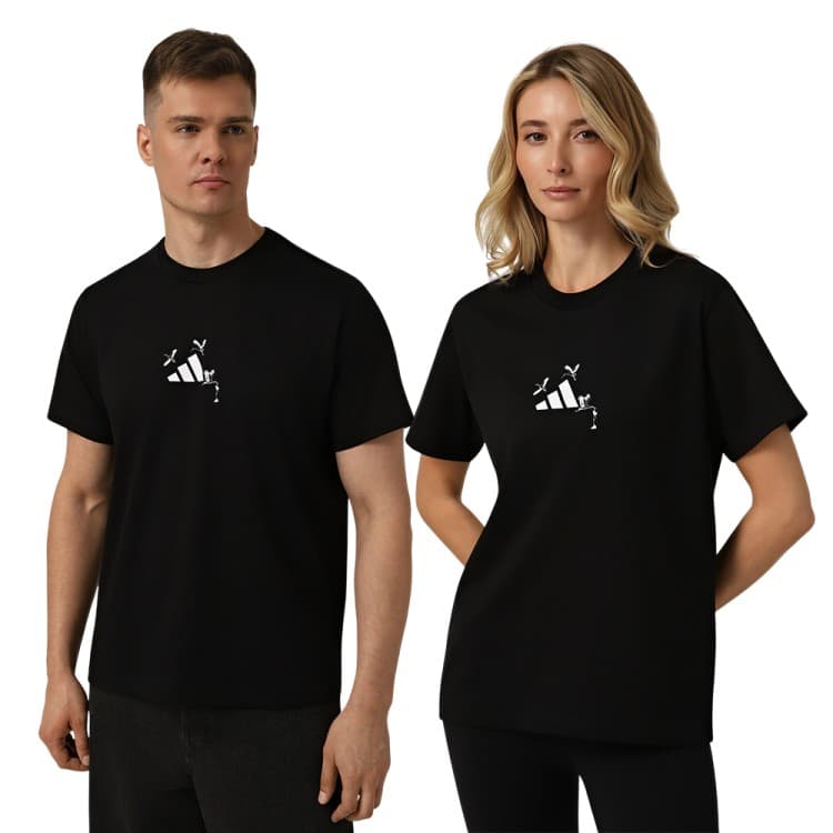 Футболка Adidas UKRAINE STORK чорна LF2631