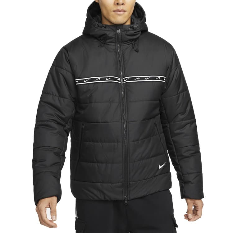 Куртка мужская Nike M Nsw Repeat Syn Fill Jkt черная DX2037-010