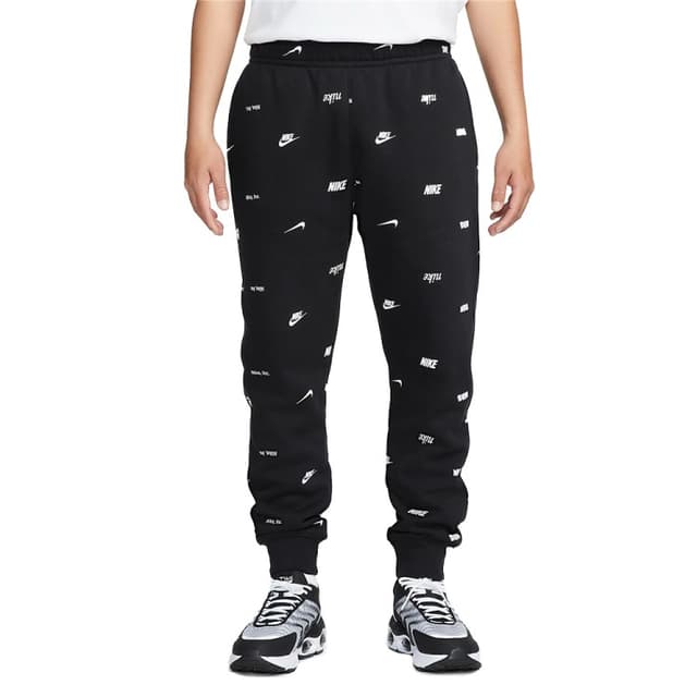 Брюки мужские Nike M NK CLUB+ BB  JGGR AOP черные FB7437-011