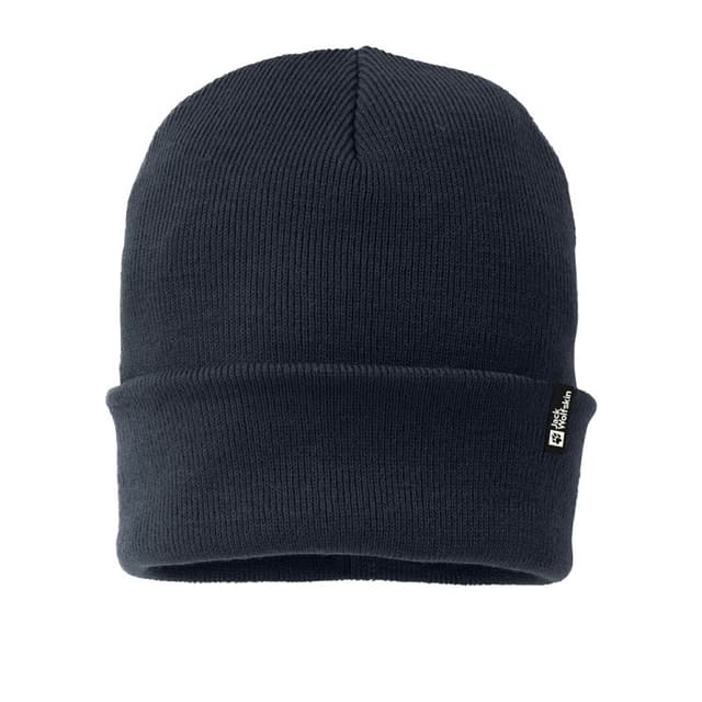 Шапка унісекс Jack Wolfskin RIB BEANIE синя 1903892-1010
