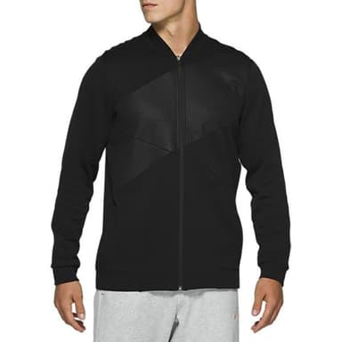 Толстовка мужская Asics Chest Logo Crew черная 2031B097-001
