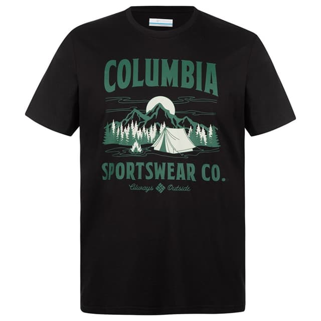 Футболка мужская Columbia Columbia Warren Grove™ Tee черная 1872711-015
